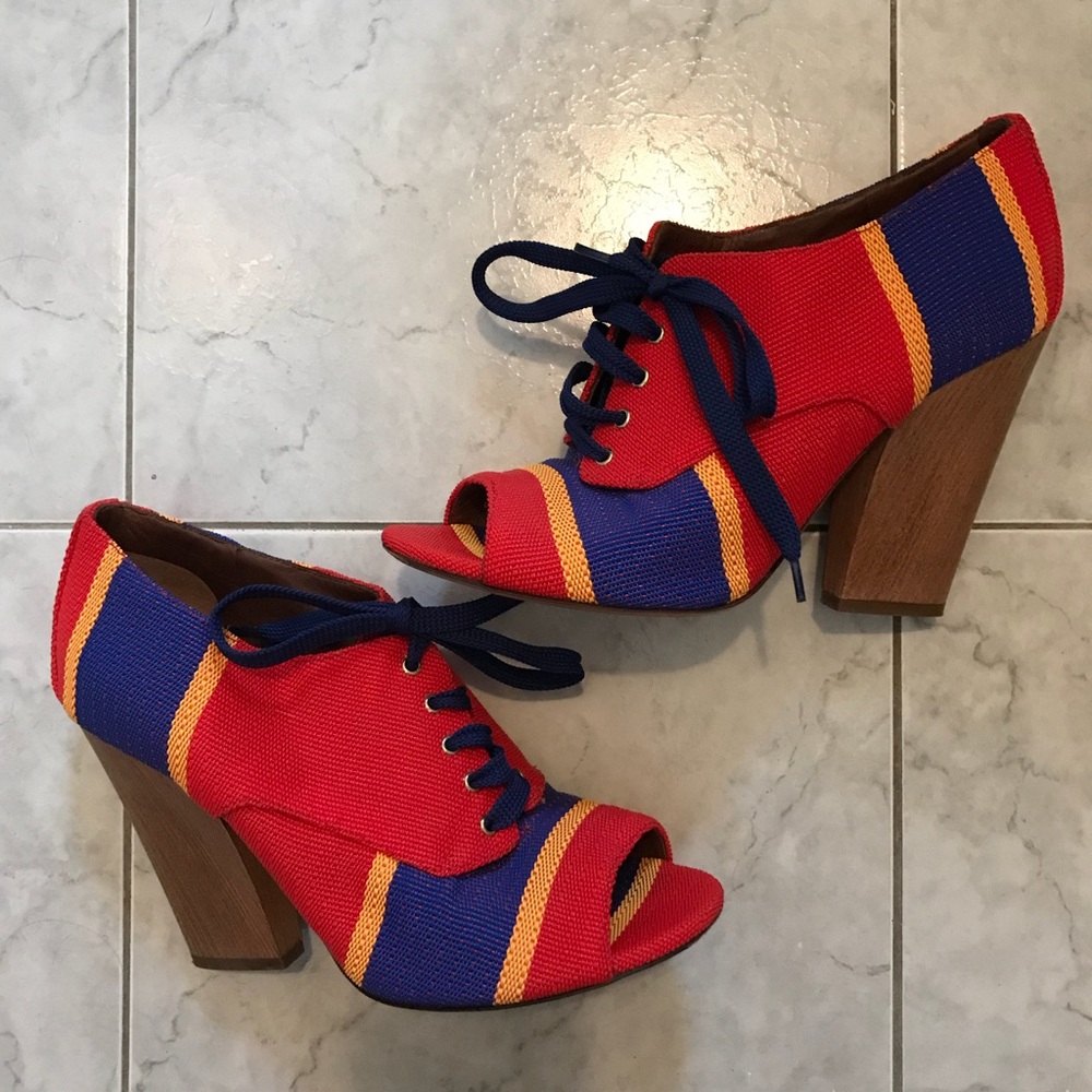 Dolce and Gabbana Open Toe Booties